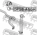 Втулка стабилизатора передняя FEBEST OPSB-ASGF