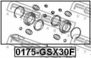 Ремкомплект суппорта тормозного переднего FEBEST 0175-GSX30F