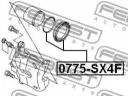 Ремкомплект суппорта тормозного переднего FEBEST 0775-SX4F