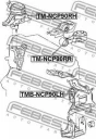 Подушка двигателя задняя FEBEST TM-NCP90RR
