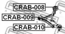 Сайленблок переднего нижнего рычага FEBEST CRAB-009