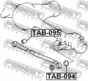 Сайленблок передней поперечной тяги FEBEST TAB-095