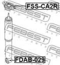 Сайленблок заднего амортизатора FEBEST FDAB-029