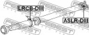 Крестовина карданного вала 27x80 FEBEST ASLR-DIII