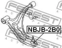 Пыльник опоры шаровой FEBEST NBJB-2B0