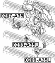 Ролик обводной FEBEST 0288-A35L