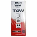 Лампа подсветки AVS A78184S T4W 12V 4W в панель приборов, BOX, 10