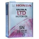 Моторное масло Honda Ultra LTD 5W-30 полусинтетическое 4 л