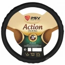 Оплётка руля PSV Action Fiber Эко кожа черная M