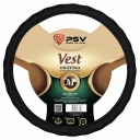 Оплётка руля PSV Vest (Extra) Fiber Эко кожа черная M