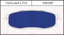 Колодки тормозные дисковые задние TOYOTA Land Cruiser 07-> TMI TATSUMI TCA1237