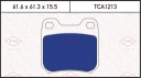 Колодки тормозные дисковые задние OPEL Omega/Vectra 86-> TMI TATSUMI TCA1213