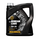 Моторное масло Mannol 7713 for Korean cars 5W-30 синтетическое 4 л (арт. 7022)