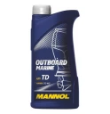 Моторное масло 2-х тактное Mannol 7207 Outboard Marine 2T синтетическое 1 л