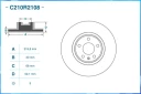 Диск тормозной передний CWORKS C210R2108