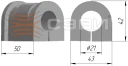 Втулка стабилизатора переднего DAEWOO MATIZ (98-), CHEVROLET SPARK (98-) СЭВИ 2230-6040