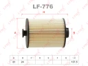 Фильтр топливный LYNXauto LF-776