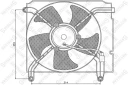 Вентилятор охлаждения Daewoo Lanos 1.41.6 97> Stellox 29-99251-SX