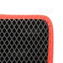 Коврики салона Chevrolet Lacetti, Daewoo Gentra материал EVA черный, окантовка красная "CS-20"