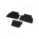 Коврики салона Chevrolet Lacetti, Daewoo Gentra материал EVA черный, окантовка серая "CS-20"