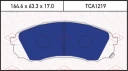 Колодки тормозные дисковые передние KIA Carnival 06-> TMI TATSUMI TCA1219