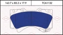 Колодки тормозные дисковые передние TOYOTA Land Cruiser 08-> Tatsumi TCA1132