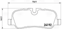 Колодки тормозные дисковые задние (в компл. с датчиком) TRIALLI PF 4047