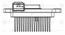 Резистор электровентилятора отопителя Luzar LFR2541
