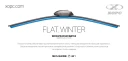 Щётка стеклоочистителя зимняя каркасная Хорс Flat.Winter 410 мм со спойлером, БКЩ2020-41П