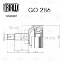 ШРУС наружный Trialli GO 286 комплект на ВАЗ-1118/2170 под ABS