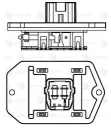 Резистор электровентилятора отопителя Luzar LFR 1920