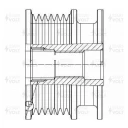 Шкив с обгонной муфтой генератора STARTVOLT SGP 1006