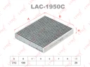 Фильтр салона угольный LYNXauto LAC-1950C