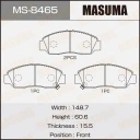Колодки тормозные дисковые Masuma MS-8465