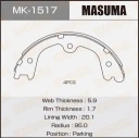 Колодки стояночного тормоза Masuma MK-1517