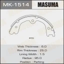 Колодки стояночного тормоза Masuma MK-1514