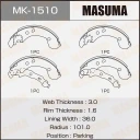 Колодки стояночного тормоза Masuma MK-1510
