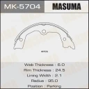Колодки стояночного тормоза Masuma MK-5704