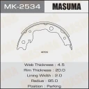 Колодки стояночного тормоза Masuma MK-2534