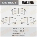 Колодки тормозные дисковые Masuma MS-8901