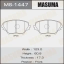 Колодки тормозные дисковые Masuma MS-1447