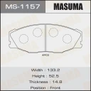 Колодки тормозные дисковые Masuma MS-1157
