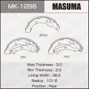 Колодки тормозные барабанные Masuma MK-1286