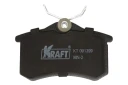 Колодки тормозные дисковые задние (с антишумовой накладкой) KRAFT KT 091399