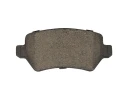 Колодки тормозные дисковые задние (с антишумовой накладкой) KRAFT KT 091404