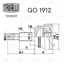 ШРУС наружный TRIALLI GO 1912