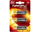 Батерейка Nanfu 850501 LR6/AA блистер, алкалиновая, отрывной, 3