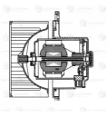 Вентилятор отопителя Hyundai Matrix (01-) (LFh 0817) Luzar LFH0817