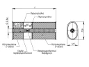 Глушитель универс. (овальный) 131х221 TRIALLI EMM 3405