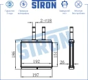 Радиатор отопителя (увеличенный ресурс) АКПП Алюминий STRON STH0006